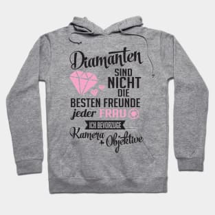 Diamanten kamera objektive (black) Hoodie